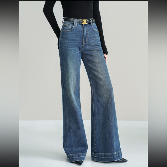 Bootcut Flared Denim Jeans - Picture 3 of 6